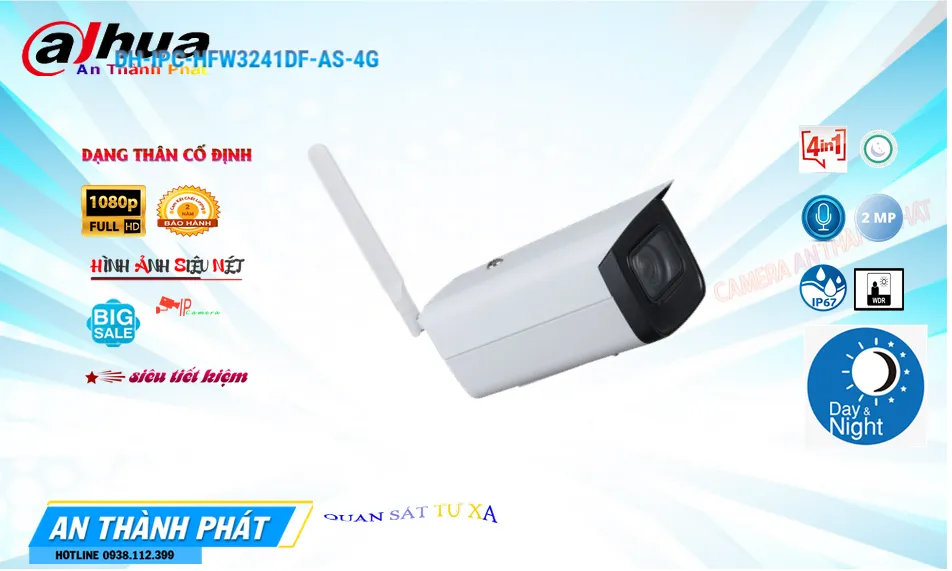 DH-IPC-HFW3241DF-AS-4G sắc nét Dahua