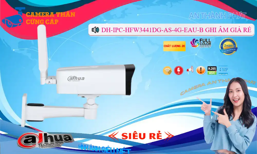 DH-IPC-HFW3441DG-AS-4G-EAU-B sắc nét Dahua