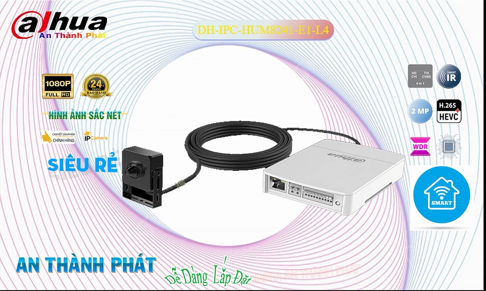 DH-IPC-HUM8241-E1-L4 sắc nét Dahua