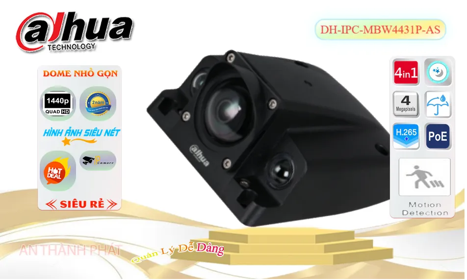 DH-IPC-MBW4431P-AS sắc nét Dahua