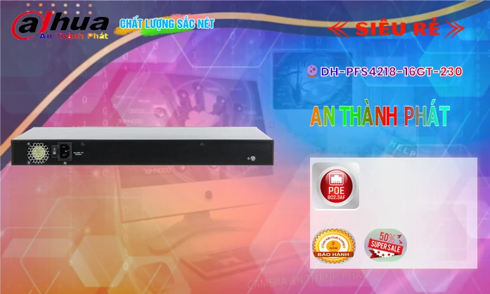 Switch Thiết bị nối mạng  Hãng Dahua DH-PFS4226-24ET-240