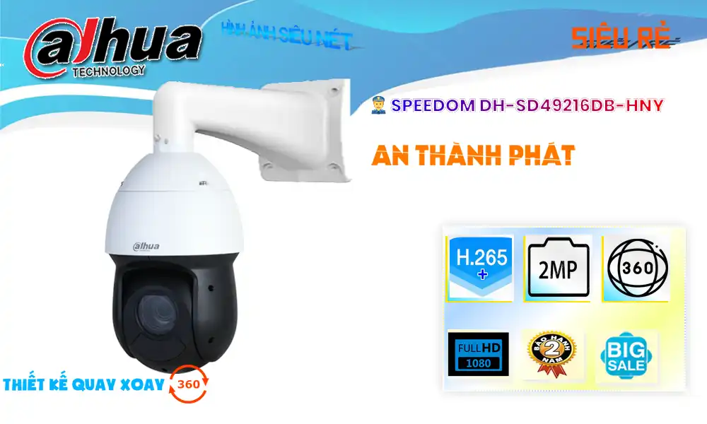➠  DH-SD49216DB-HNY sắc nét Dahua