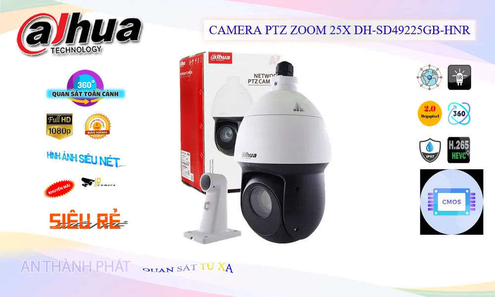 DH-SD49225GB-HNR sắc nét Dahua DH-SD49225GB-HNR sắc nét Dahua