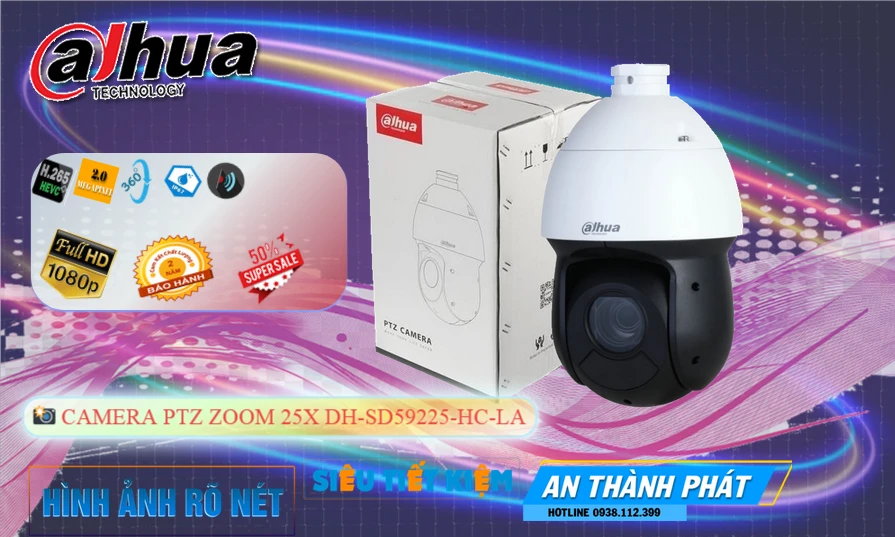 DH-SD59225-HC-LA sắc nét Dahua DH-SD59225-HC-LA sắc nét Dahua