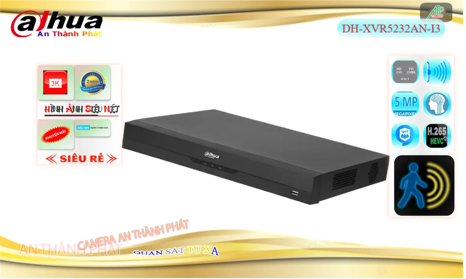 ➠ DH-XVR5232AN-I3 sắc nét Dahua ➠ DH-XVR5232AN-I3 sắc nét Dahua