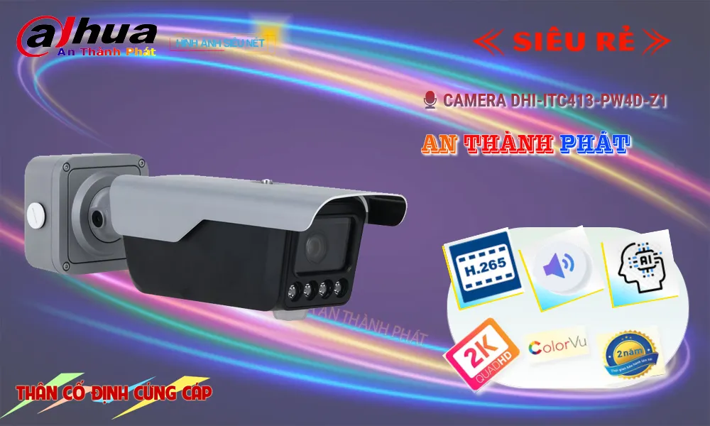 DHI-ITC413-PW4D-IZ1 sắc nét Dahua