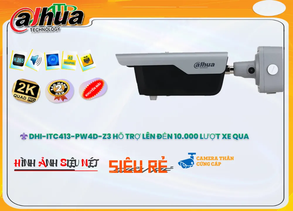 DHI-ITC413-PW4D-Z3 sắc nét Dahua DHI-ITC413-PW4D-Z3 sắc nét Dahua