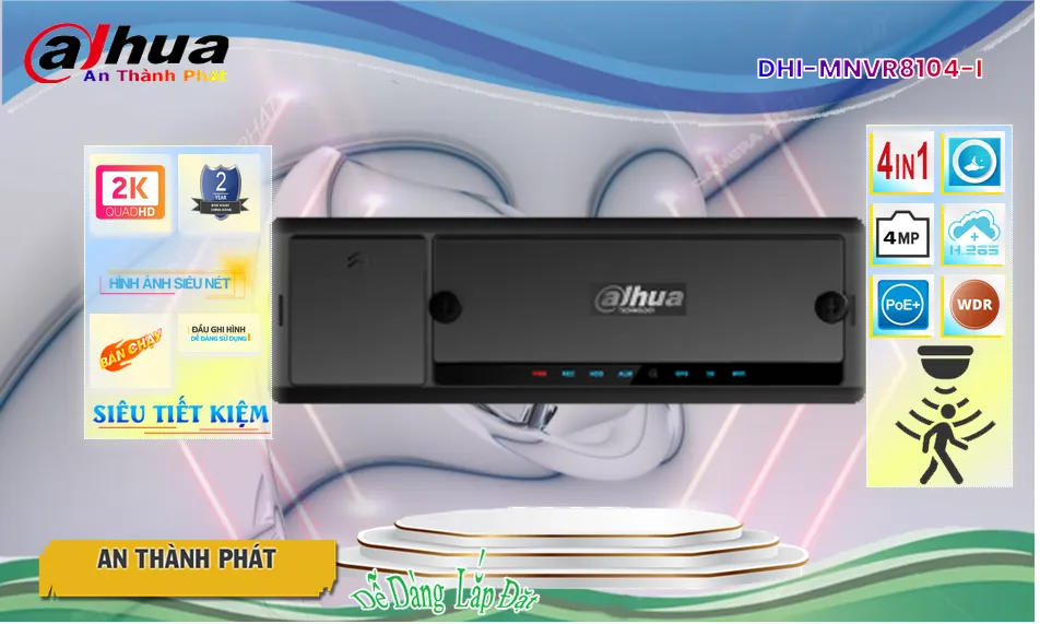 DHI-MNVR8104-I sắc nét Dahua ➠