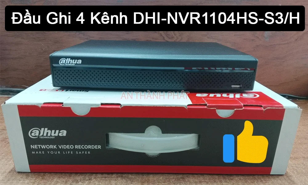 DHI-NVR1104HS-S3/H sắc nét Dahua DHI-NVR1104HS-S3/H sắc nét Dahua