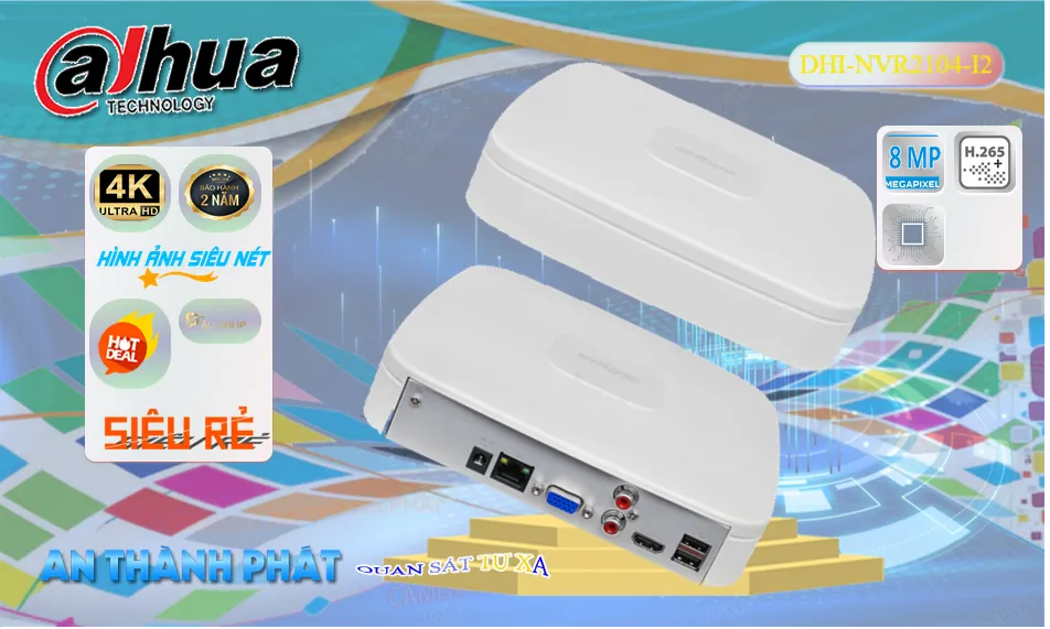 DHI-NVR2104-I2 sắc nét Dahua DHI-NVR2104-I2 sắc nét Dahua