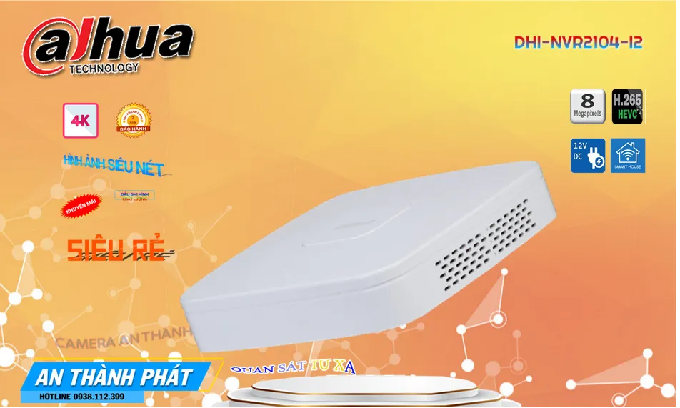 DHI-NVR2104-I2 sắc nét Dahua DHI-NVR2104-I2 sắc nét Dahua
