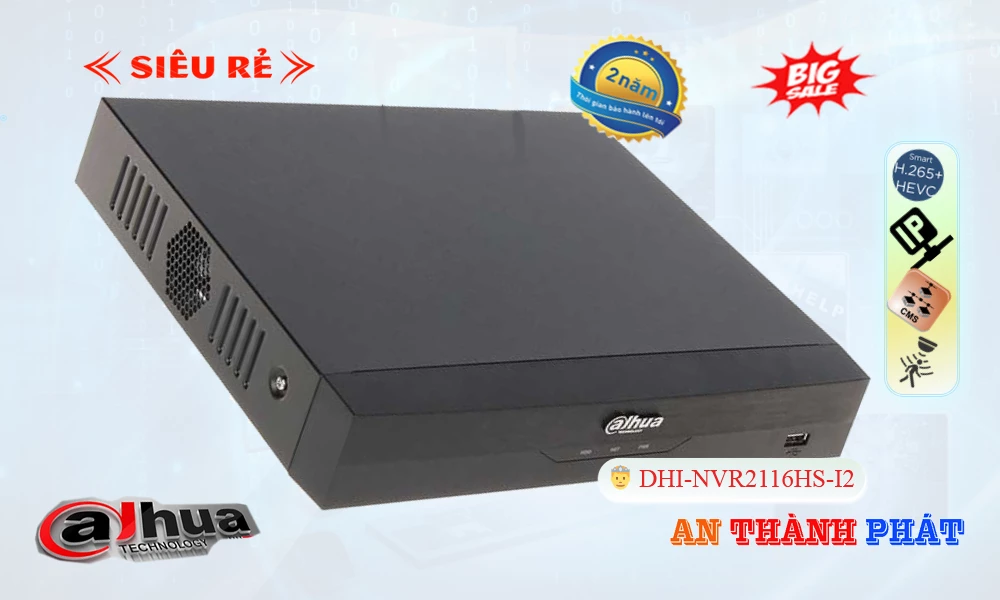 DHI-NVR2116HS-I2 sắc nét Dahua