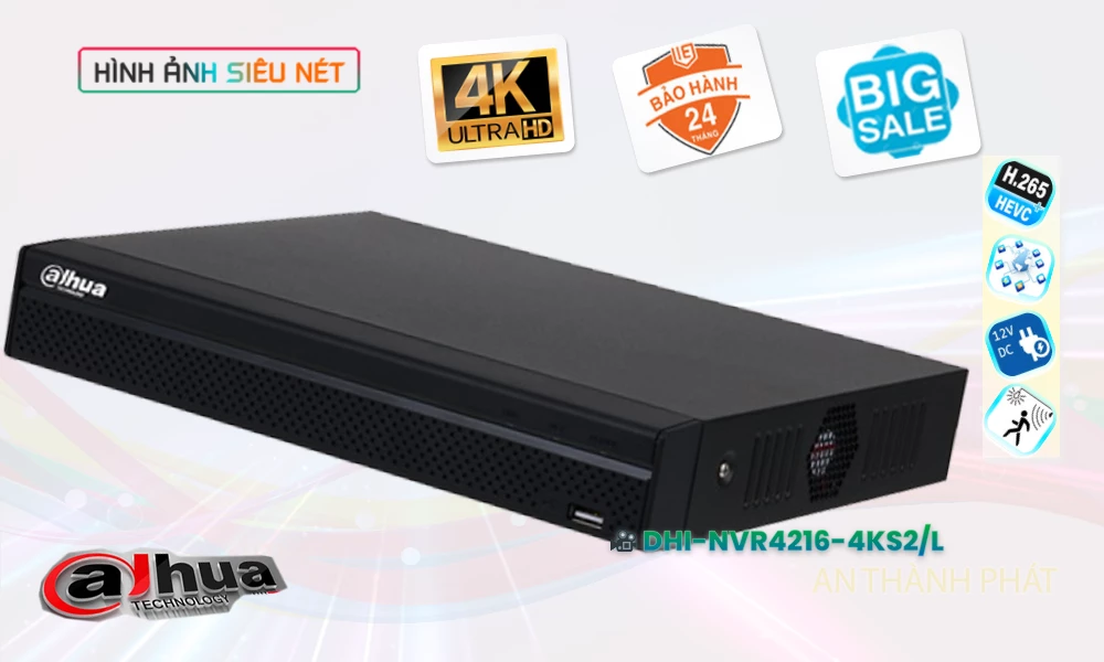 DHI-NVR4216-4KS2/L sắc nét Dahua DHI-NVR4216-4KS2/L sắc nét Dahua