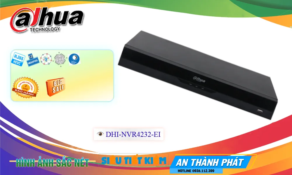 DHI-NVR4232-EI sắc nét Dahua