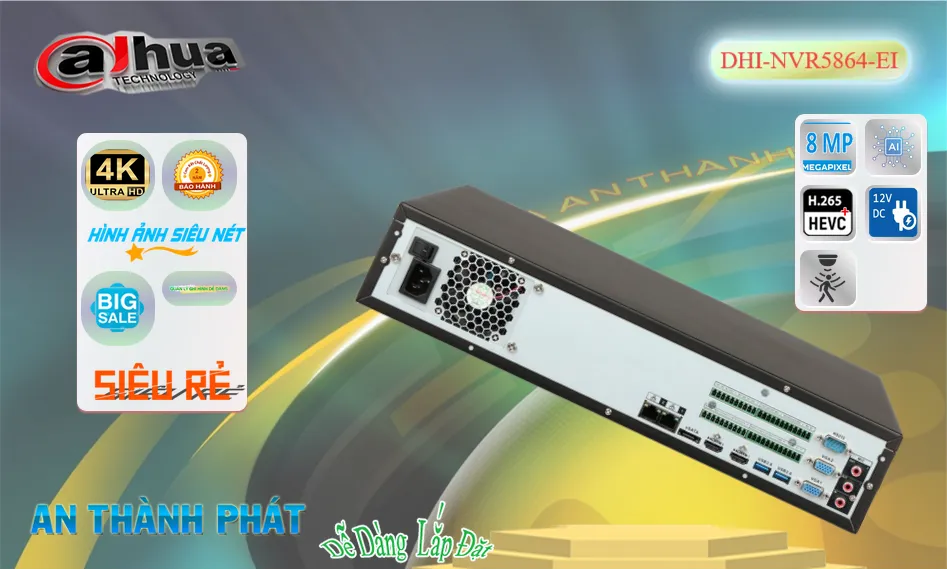DHI-NVR5864-EI sắc nét Dahua ➠ DHI-NVR5864-EI sắc nét Dahua ➠