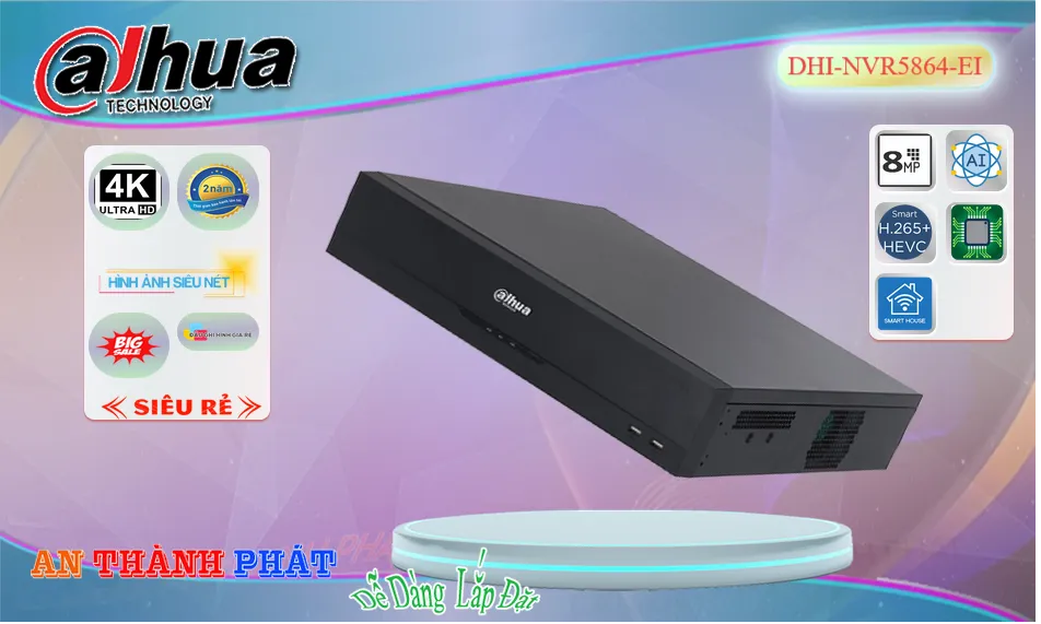DHI-NVR5864-EI sắc nét Dahua ➠ DHI-NVR5864-EI sắc nét Dahua ➠