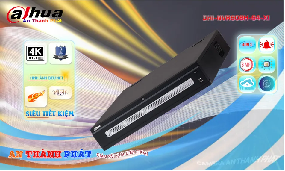 DHI-NVR608H-64-XI sắc nét Dahua DHI-NVR608H-64-XI sắc nét Dahua