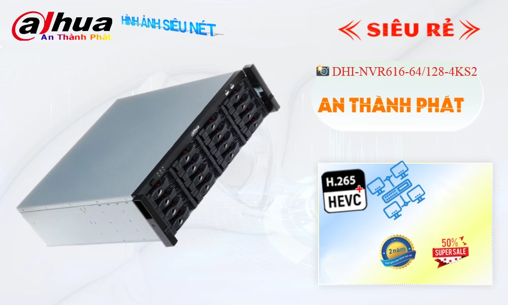 DHI-NVR616-64-128-4KS2 sắc nét Dahua DHI-NVR616-64-128-4KS2 sắc nét Dahua
