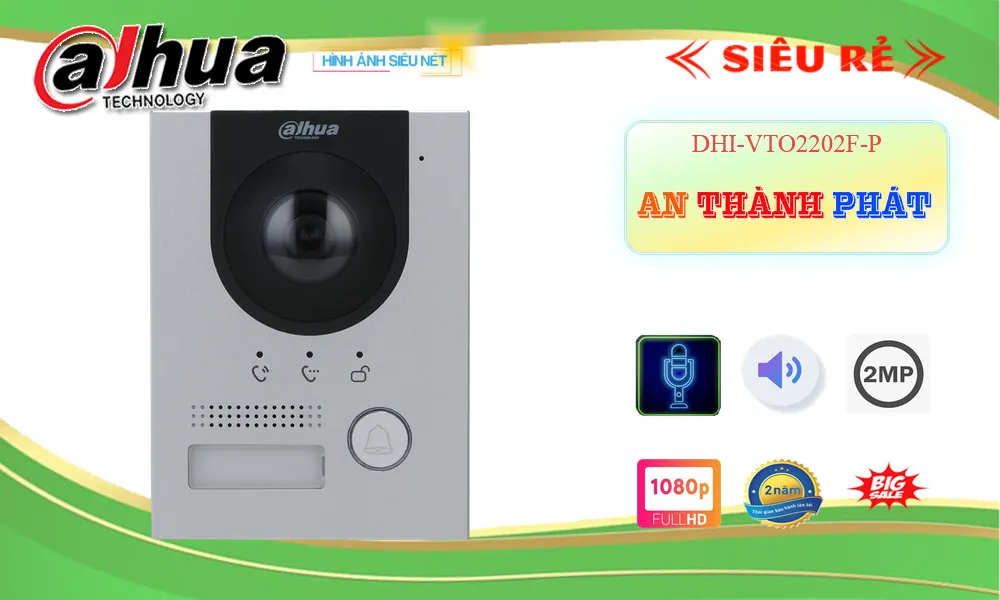 DHI-VTO2202F-P Dahua Tiết Kiệm DHI-VTO2202F-P Dahua Tiết Kiệm