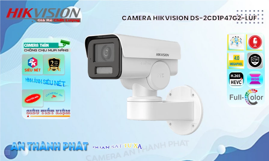 DS-2CD1P47G2-LUF sắc nét Hikvision ➠