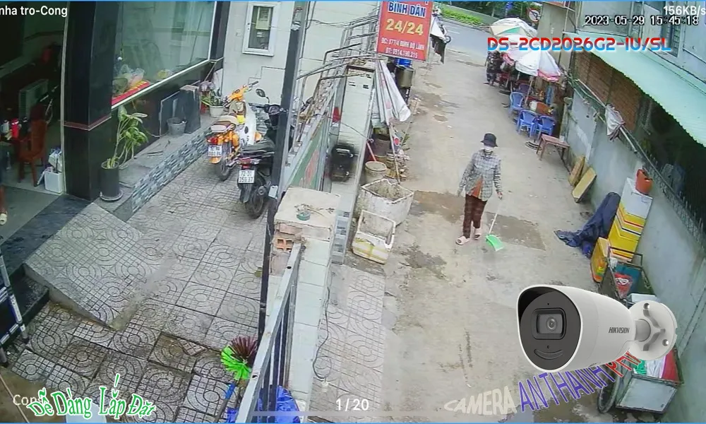 DS-2CD2026G2-IU/SL sắc nét Hikvision