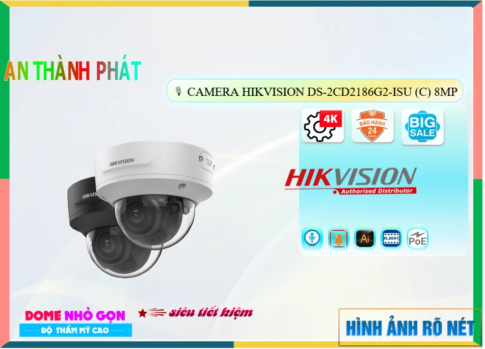 Camera Hikvision DS-2CD2186G2-ISU(C),Giá DS-2CD2186G2-ISU(C), Camera Giám Sát DS-2CD2186G2-ISU(C) Giá chiết khấu,Bán rẻ DS-2CD2186G2-ISU(C),DS-2CD2186G2-ISU(C) Ip sắc nét  giá mới nhất,thông số DS-2CD2186G2-ISU(C) 8.0 MP Siêu sắc nét Ultra 4k với 8MP ,DS-2CD2186G2-ISU(C) rẻ nhất,tuổi thọ DS-2CD2186G2-ISU(C),DS-2CD2186G2-ISU(C) Chính hãng,phân phối DS-2CD2186G2-ISU(C),Nơi Lắp DS-2CD2186G2-ISU(C),DS-2CD2186G2-ISU(C) giá mới nhất,Giá Bán DS-2CD2186G2-ISU(C),DS-2CD2186G2-ISU(C) giá hấp dẫn,DS-2CD2186G2-ISU(C) bán rẻ