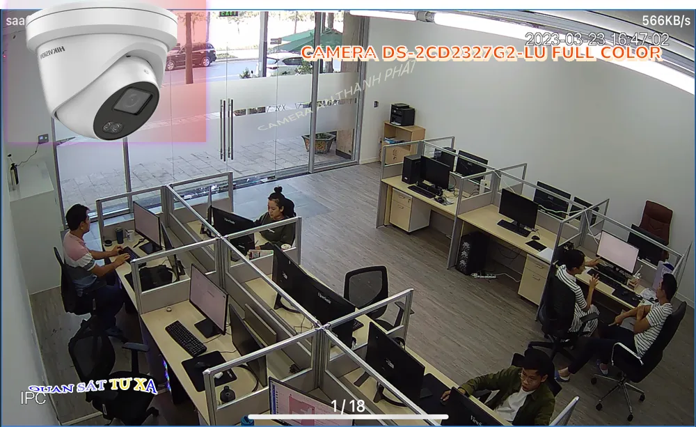 DS-2CD2327G2-LU sắc nét Hikvision