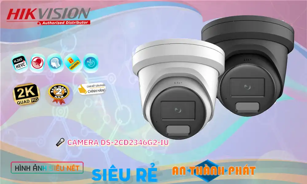 DS-2CD2346G2-IU sắc nét Hikvision