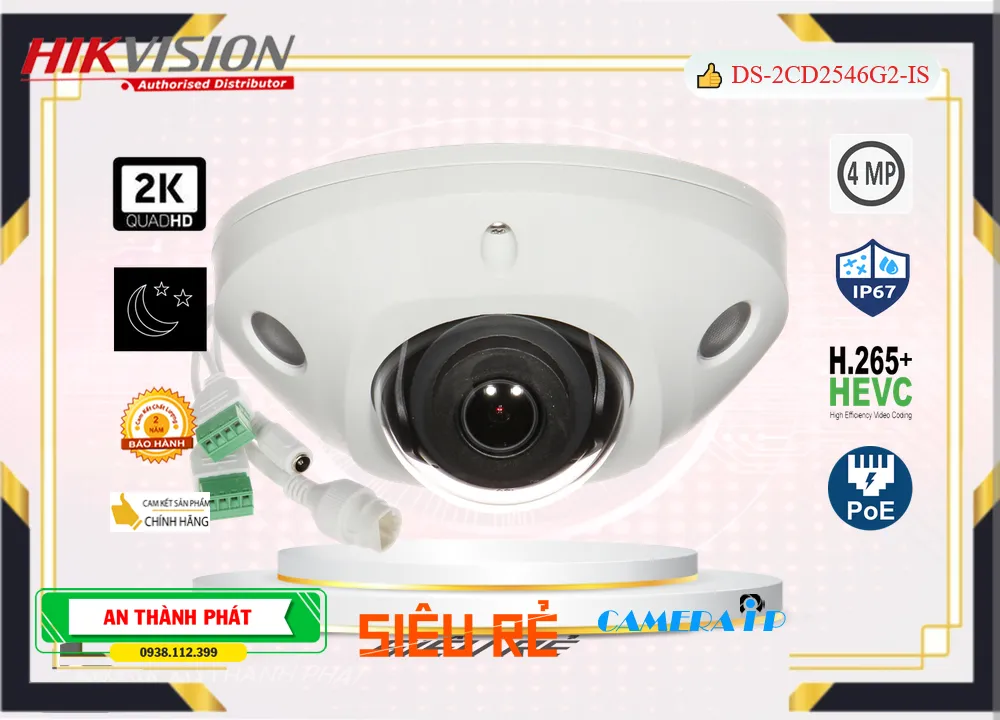 DS-2CD2546G2-IS sắc nét Hikvision DS-2CD2546G2-IS sắc nét Hikvision