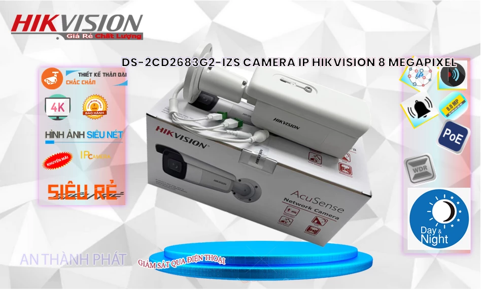 ➠ DS-2CD2683G2-IZS sắc nét Hikvision ➠ DS-2CD2683G2-IZS sắc nét Hikvision