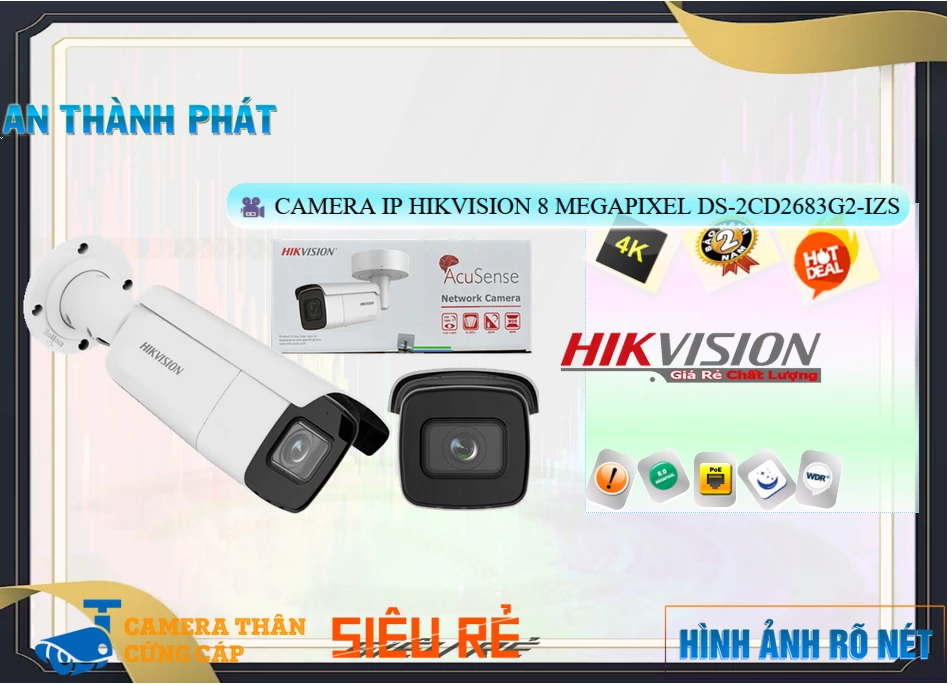➠ DS-2CD2683G2-IZS sắc nét Hikvision ➠ DS-2CD2683G2-IZS sắc nét Hikvision