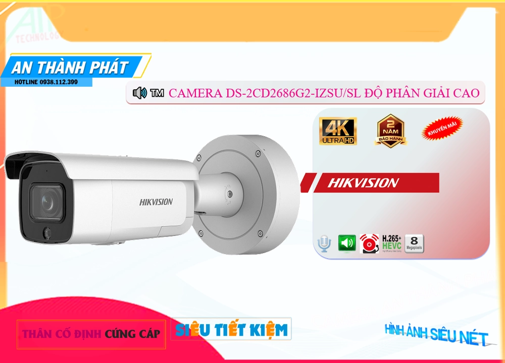 Camera DS-2CD2686G2-IZSU/SL Thân Kim loại,thông số  Camera Giám Sát DS-2CD2686G2-IZSU/SL,DS-2CD2686G2-IZSU/SL rẻ nhất,chức năng DS-2CD2686G2-IZSU/SL 8.0 megapixel ,DS-2CD2686G2-IZSU/SL giá mới nhất,Giá Bán DS-2CD2686G2-IZSU/SL,DS-2CD2686G2-IZSU/SL tốt nhất,DS-2CD2686G2-IZSU/SL Bán Giá Rẻ,Địa Chỉ Bán DS-2CD2686G2-IZSU/SL,bán DS-2CD2686G2-IZSU/SL,DS-2CD2686G2-IZSU/SL giá mới nhất