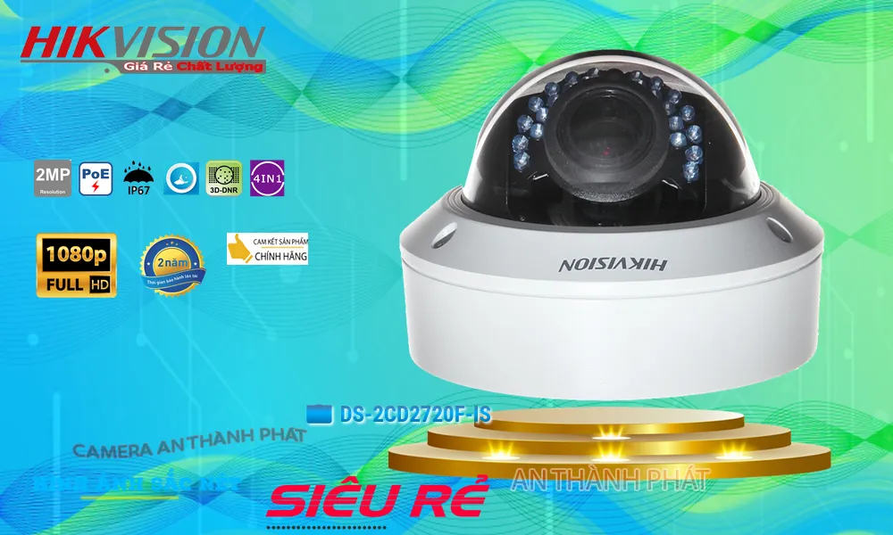 DS-2CD2720F-IS sắc nét Hikvision DS-2CD2720F-IS sắc nét Hikvision