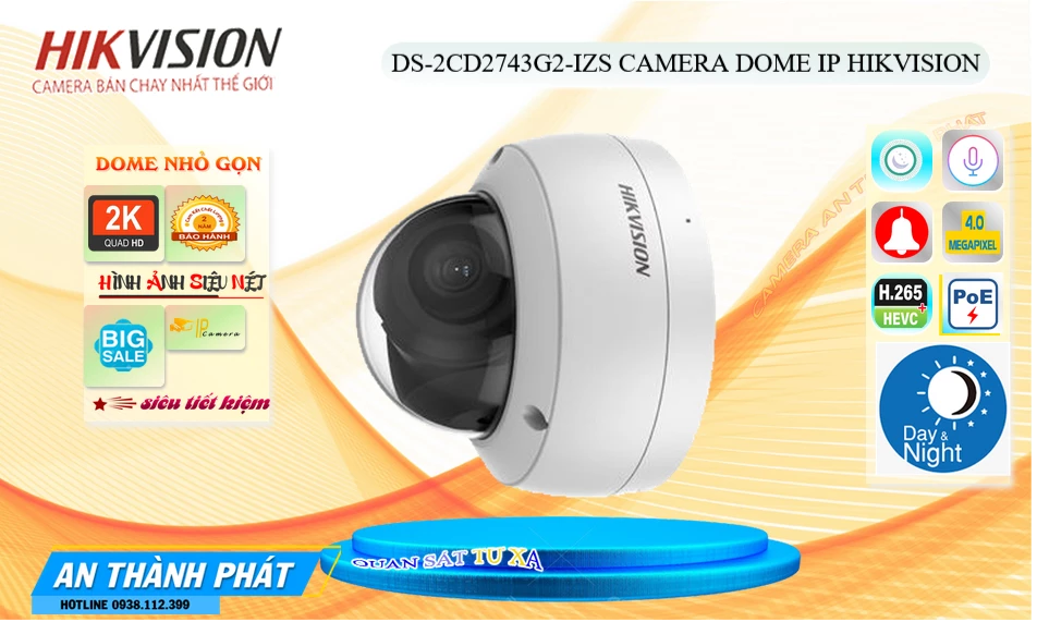 DS-2CD2743G2-IZS sắc nét Hikvision ➠ DS-2CD2743G2-IZS sắc nét Hikvision ➠