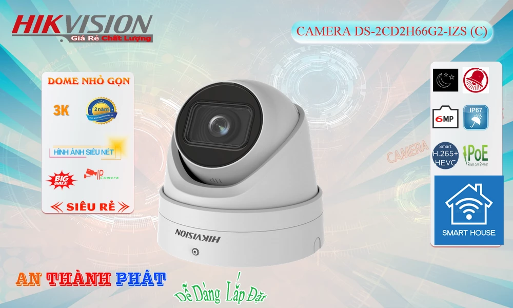 Camera DS-2CD2H66G2-IZS(C)