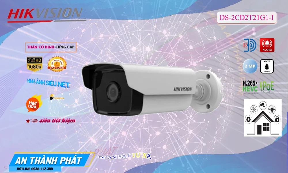 Camera Hikvision DS-2CD2T21G1-I