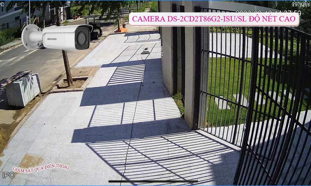 DS-2CD2T86G2-ISU/SL Camera Cấp Nguồ Qua Dây Mạng Hikvision