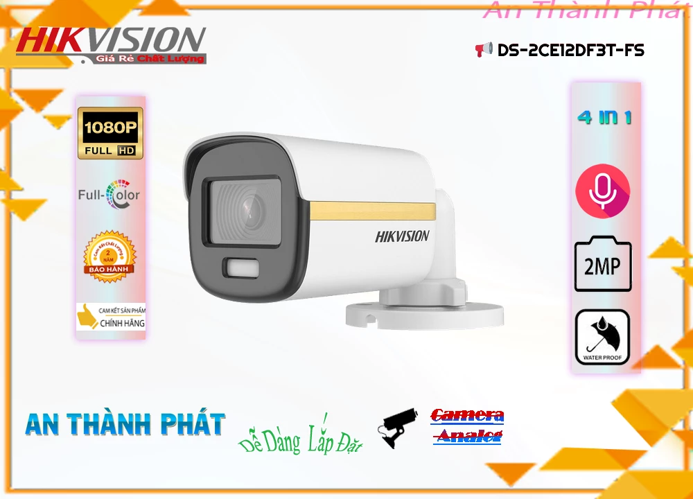 Camera Full Color Hikvision DS-2CE12DF3T-FS,Giá giá sỉ DS-2CE12DF3T-FS,phân phối DS-2CE12DF3T-FS, Bán Lỗ,DS-2CE12DF3T-FS giá hấp dẫn,Giá Bán DS-2CE12DF3T-FS FULL HD 1080P 2.0 megapixel ,Nơi Lắp  Loại Camera an ninh DS-2CE12DF3T-FS,thông số DS-2CE12DF3T-FS, sale mạnh,DS-2CE12DF3T-FS Giá chiết khấu,DS-2CE12DF3T-FS Tiết kiệm,công nghê DS-2CE12DF3T-FS,DS-2CE12DF3T-FS Tốt nhất,DS-2CE12DF3T-FS Chất Lượng,bán DS-2CE12DF3T-FS