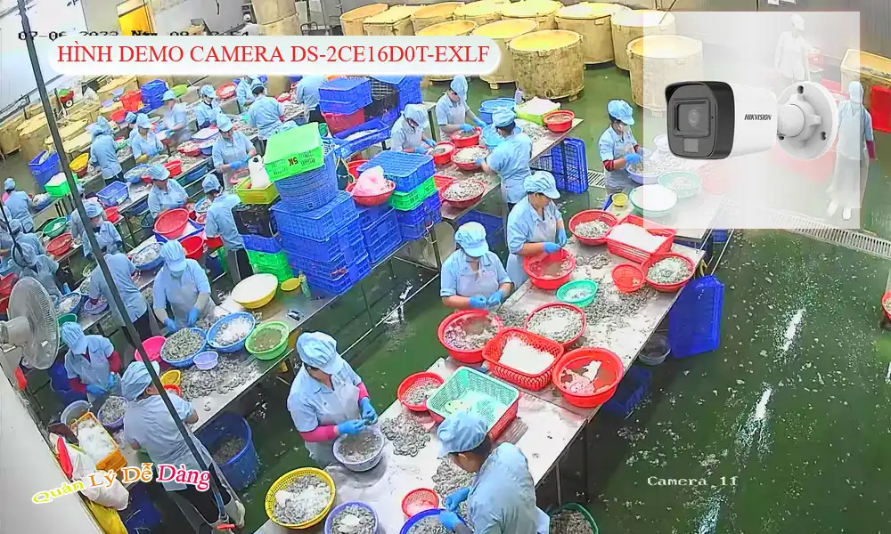 DS-2CE16D0T-EXLF sắc nét Hikvision