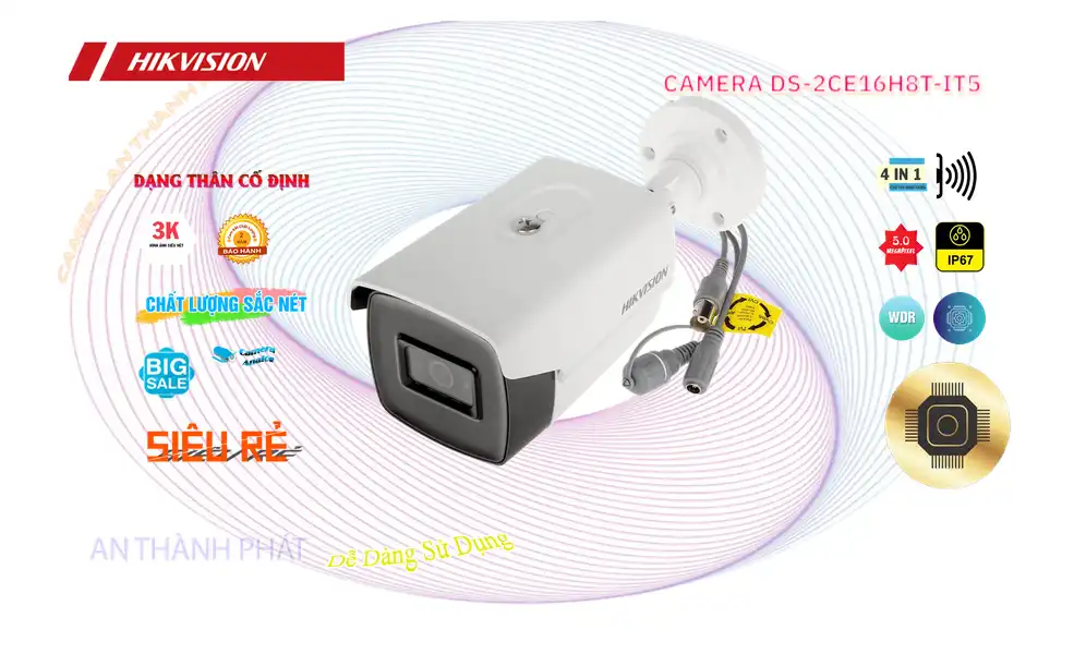 DS-2CE16H8T-IT5 sắc nét Hikvision DS-2CE16H8T-IT5 sắc nét Hikvision