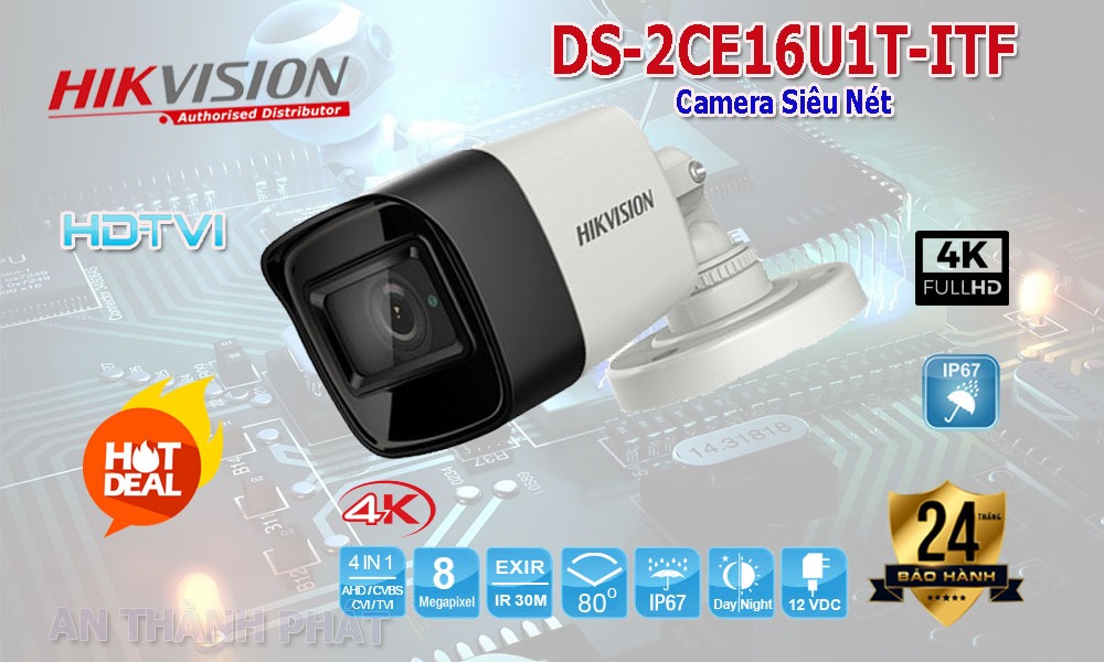 DS-2CE16U1T-ITF camera quan sát sieu nét chất lượng