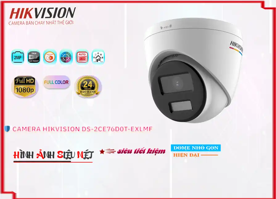 DS-2CE76D0T-EXLMF sắc nét Hikvision DS-2CE76D0T-EXLMF sắc nét Hikvision