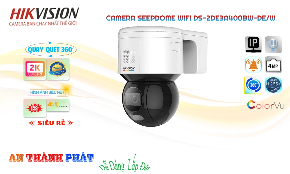 Camera Hikvision Chất Lượng DS-2DE3A400BW-DE/W