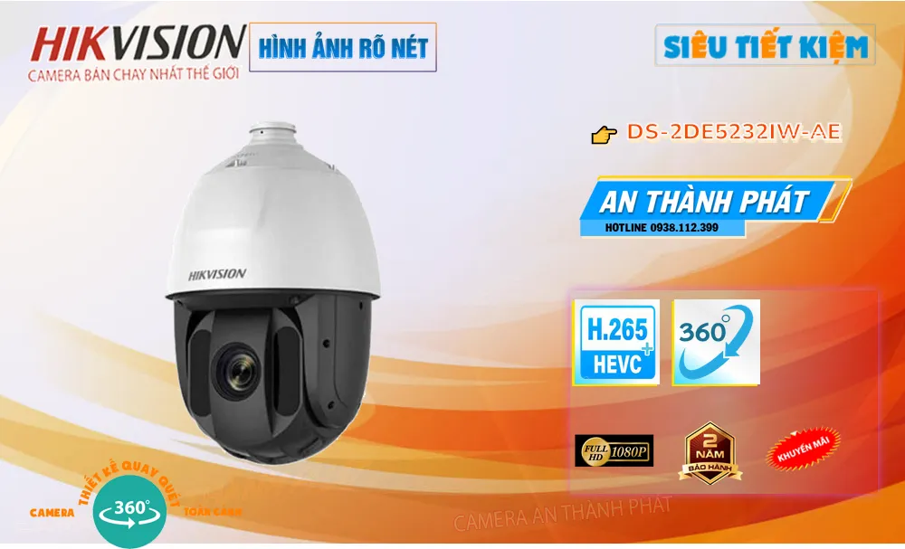 DS-2DE5232IW-AE sắc nét Hikvision