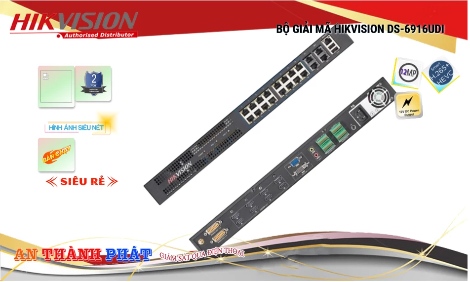 DS-6916UDI sắc nét Hikvision