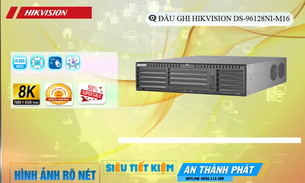 DS-96128NI-M16 sắc nét Hikvision DS-96128NI-M16 sắc nét Hikvision