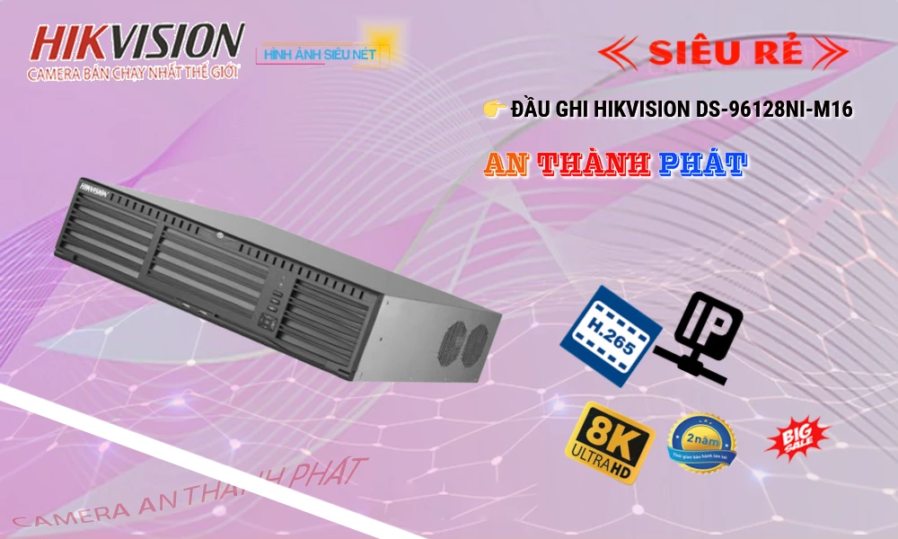 DS-96128NI-M16 sắc nét Hikvision DS-96128NI-M16 sắc nét Hikvision