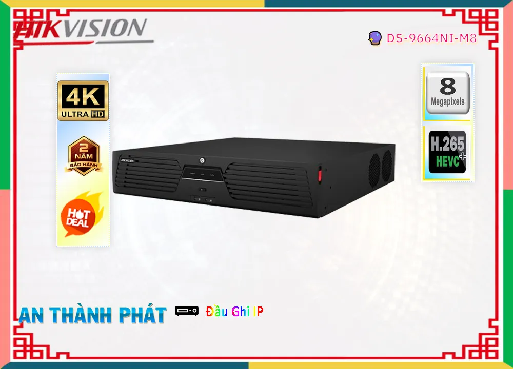 DS-9664NI-M8 sắc nét Hikvision DS-9664NI-M8 sắc nét Hikvision