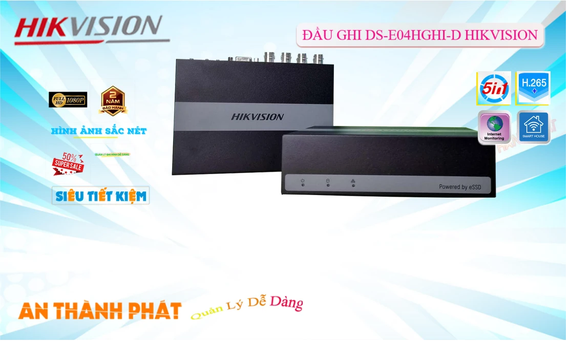 DS-E04HGHI-D sắc nét Hikvision