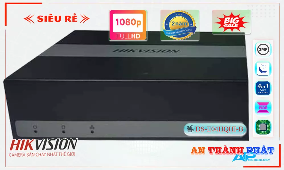 DS-E04HQHI-B sắc nét Hikvision ➠